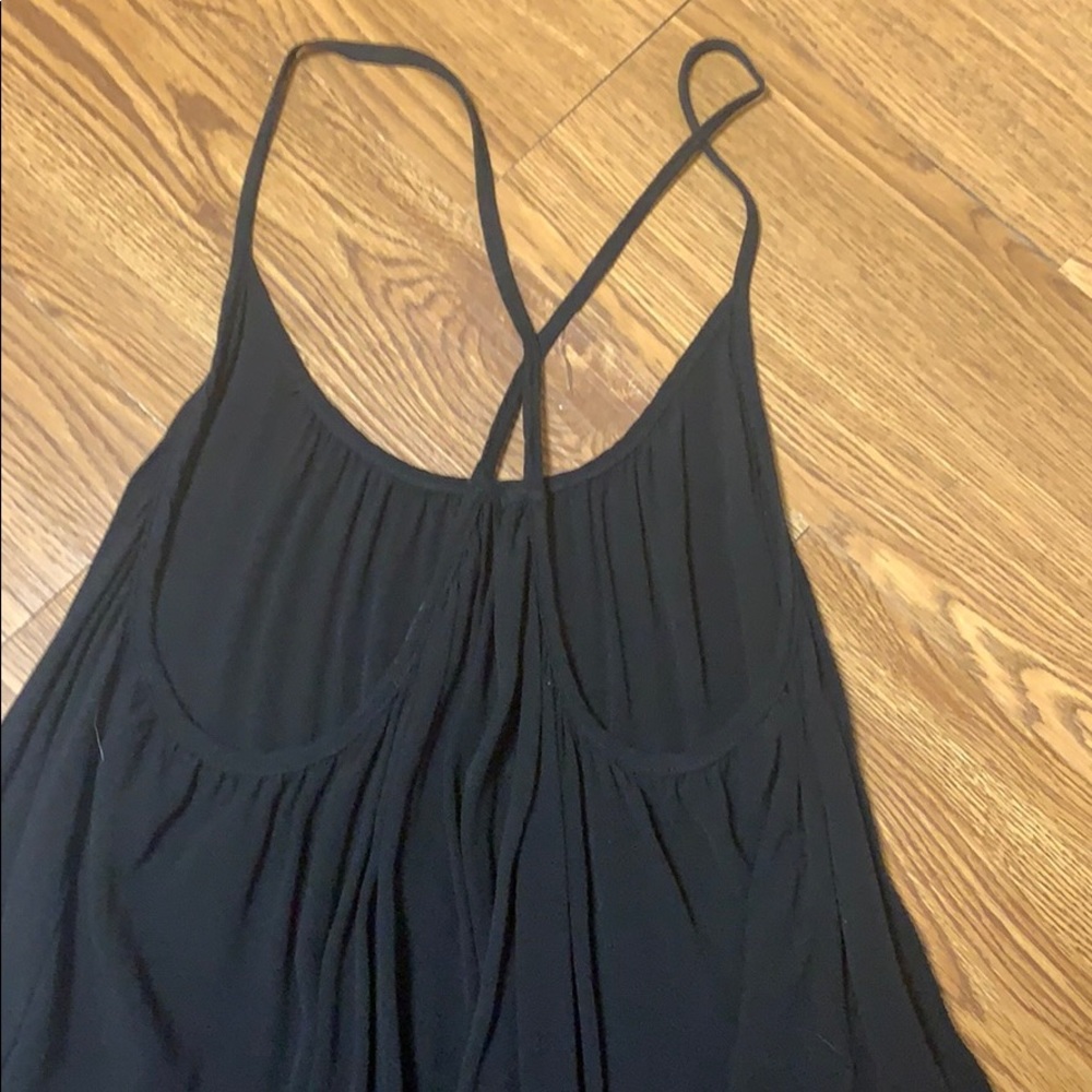 RO&DE Black RazorBack Tank w/ Ruffle - Picture 3 of 3